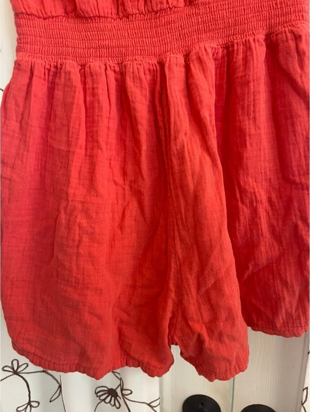 Universal Thread | Sz XS | Gauze Button Front Romper - Picture 7 of 8